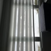 Premium Light Filtering Zebra Blinds - Almond