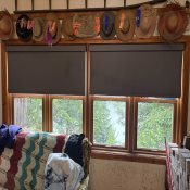 Super Value Vinyl Blackout Roller Shades - Stone Brown