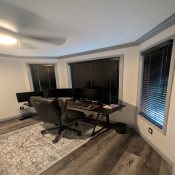 Stores en bois de Luxe de 2 po - Minuit