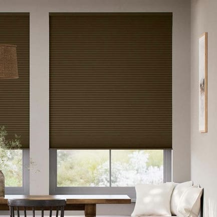 1/2" Double Cell Value Plus Blackout Honeycomb Shades 1114