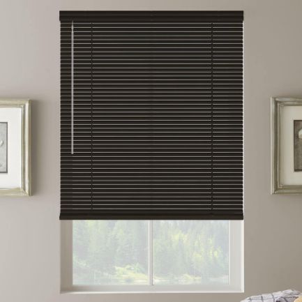 Dark brown Mini Blinds (Aluminum) | Select Blinds Canada