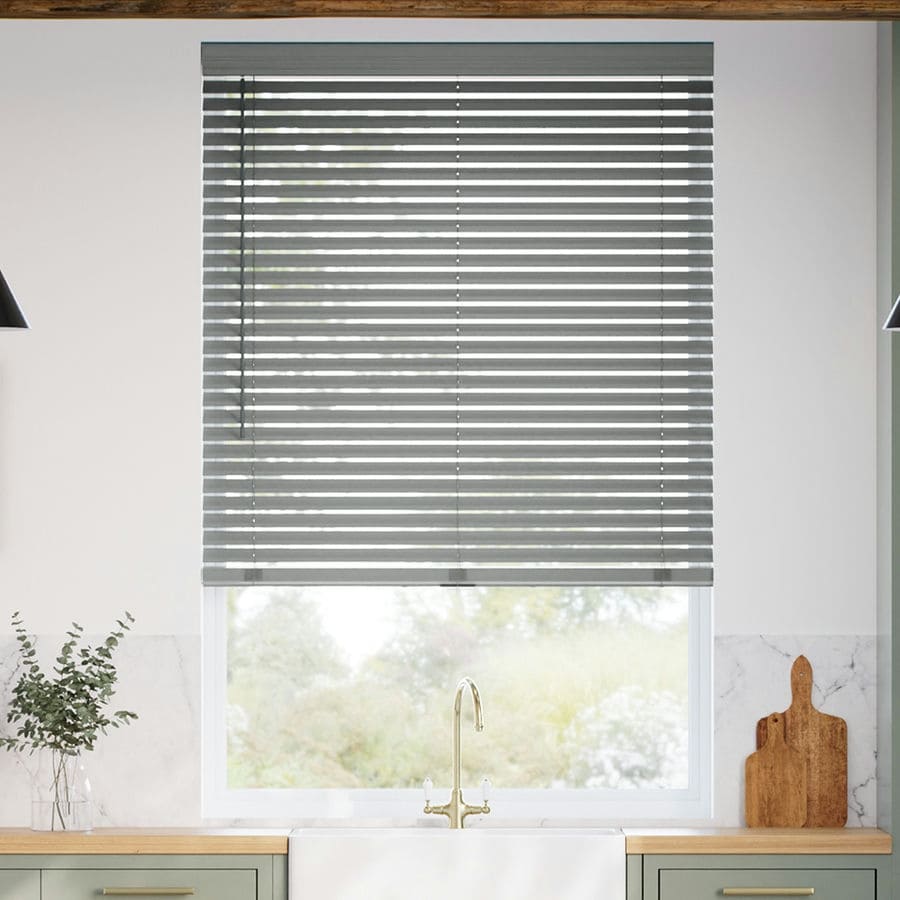 2 1/2" Designer Faux Wood Blinds 1507