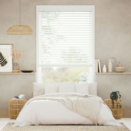 2 1/2" Designer Heritage Faux Wood Blinds