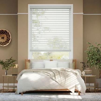 2 1/2" Designer Heritage Faux Wood Blinds