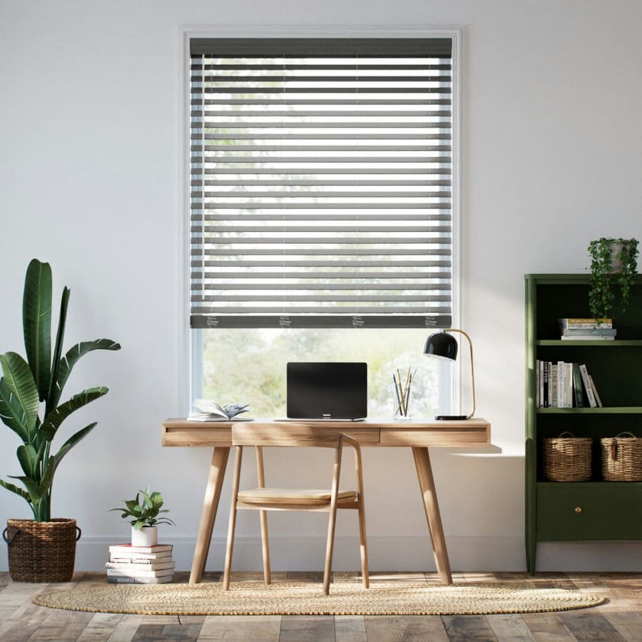 2 1/2" Designer Heritage Faux Wood Blinds 1818