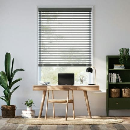 2 1/2" Designer Heritage Faux Wood Blinds