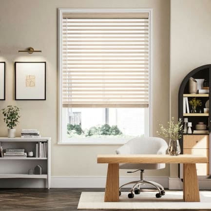 2 1/2" Designer Heritage Faux Wood Blinds