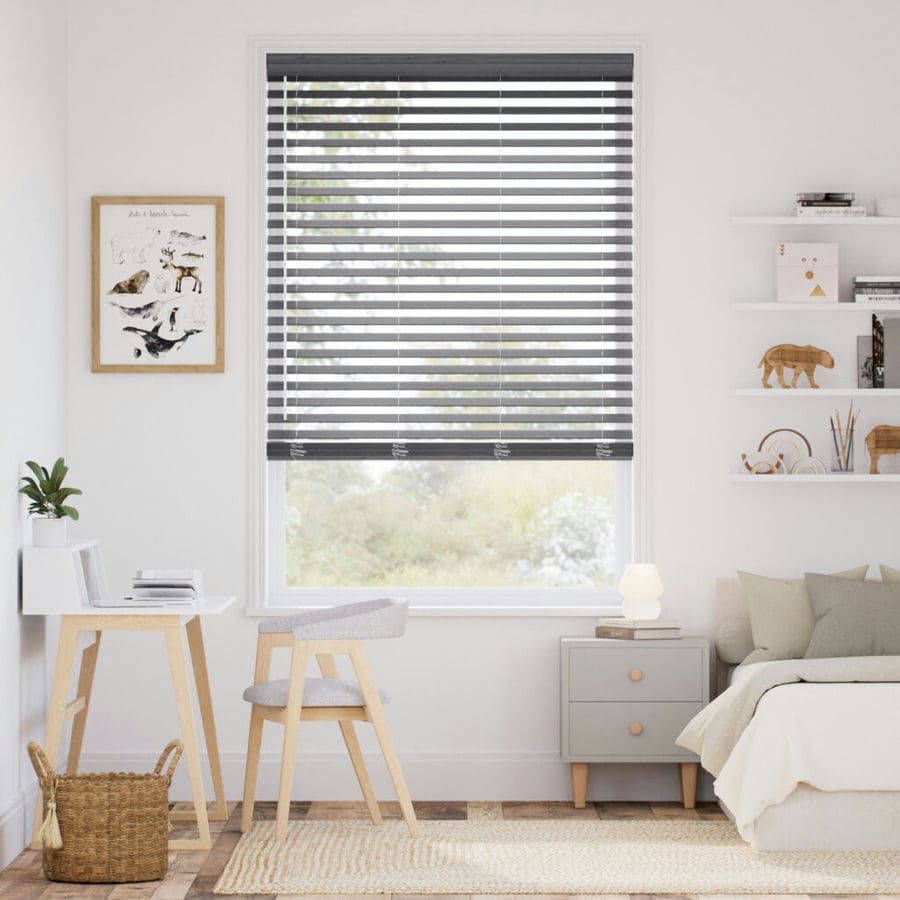 2 1/2" Designer Heritage Faux Wood Blinds 1818