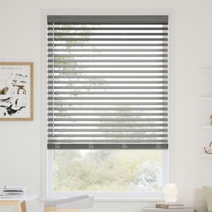 2 1/2" Designer Heritage Faux Wood Blinds 1818