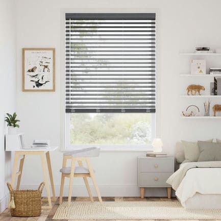 2 1/2" Designer Heritage Faux Wood Blinds