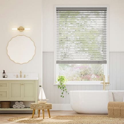 2" Designer Heritage Faux Wood Blinds