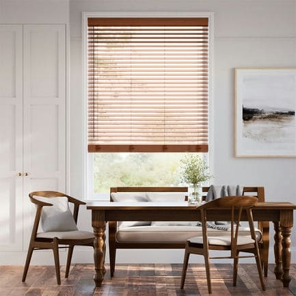2" Designer Heritage Faux Wood Blinds