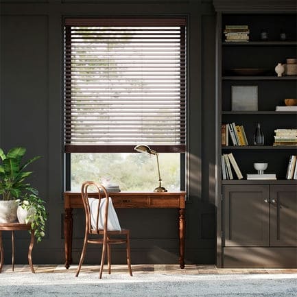 2" Designer Heritage Faux Wood Blinds