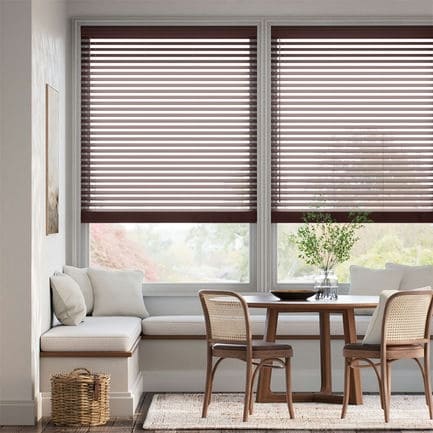 2" Designer Heritage Faux Wood Blinds