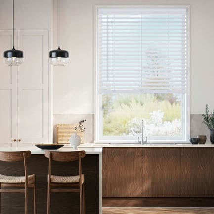 2" Designer Luxe Faux Wood Blinds