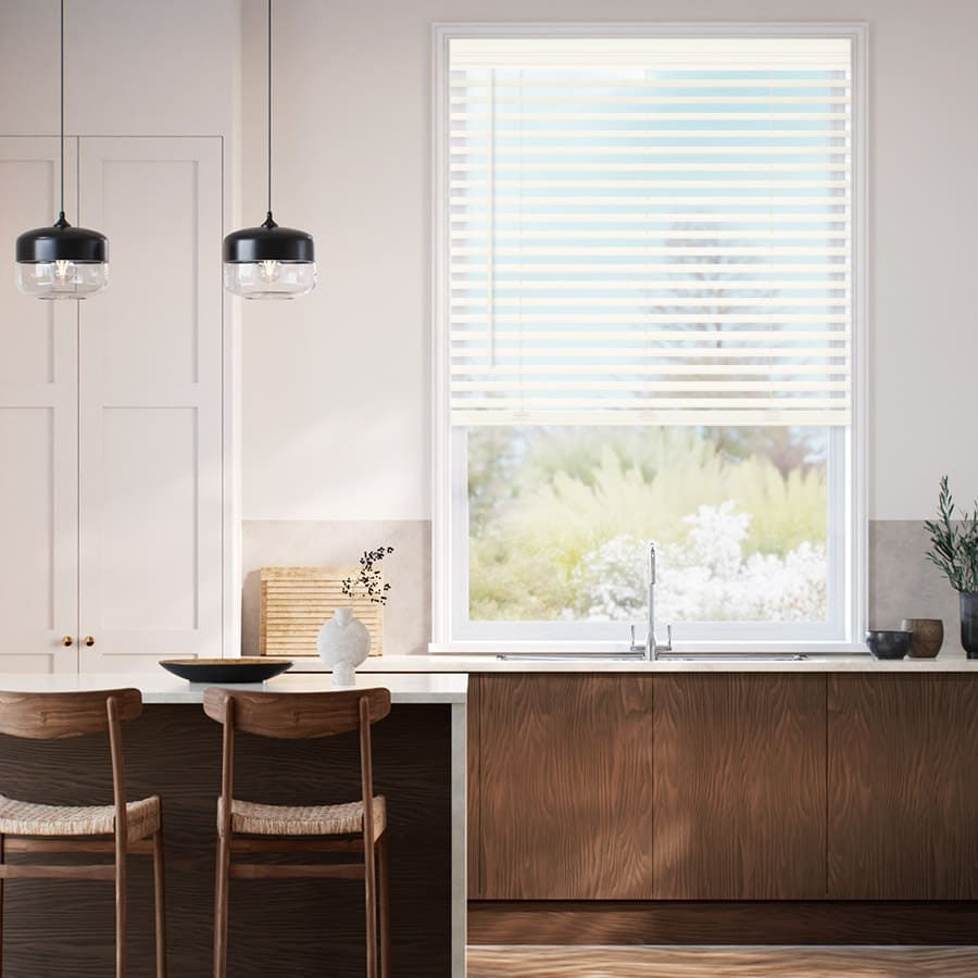 2" Designer Luxe Faux Wood Blinds 1801