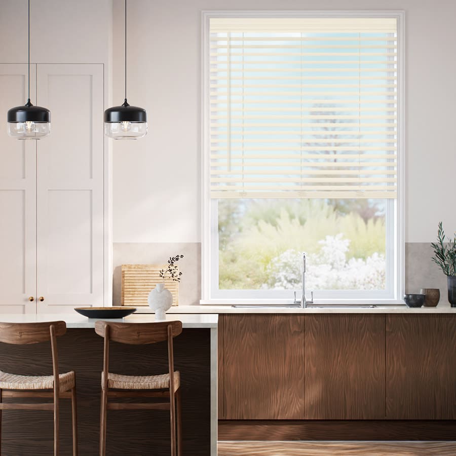 2" Designer Luxe Faux Wood Blinds 1801