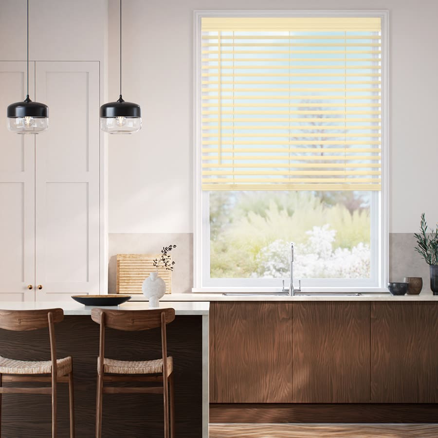 2" Designer Luxe Faux Wood Blinds 1801