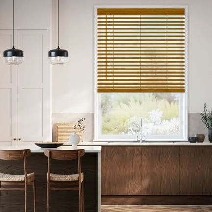 2" Designer Luxe Faux Wood Blinds