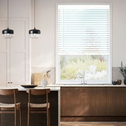 2" Designer Luxe Faux Wood Blinds