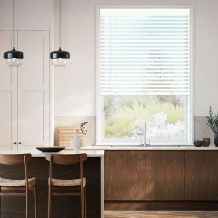 2" Designer Luxe Faux Wood Blinds