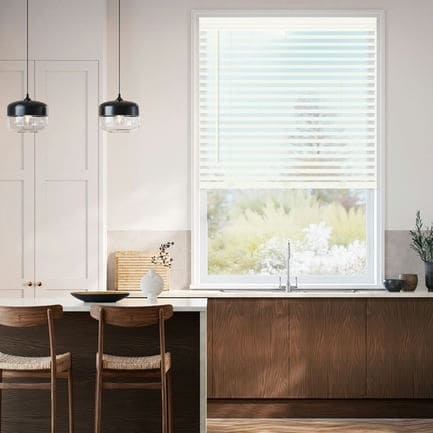 2" Designer Luxe Faux Wood Blinds