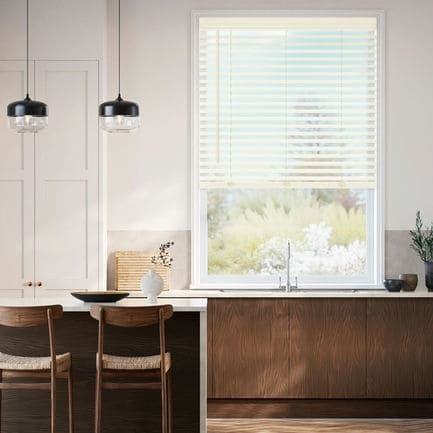 2" Designer Luxe Faux Wood Blinds