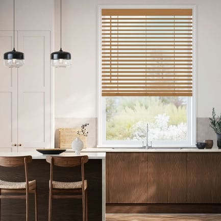 2" Designer Luxe Faux Wood Blinds