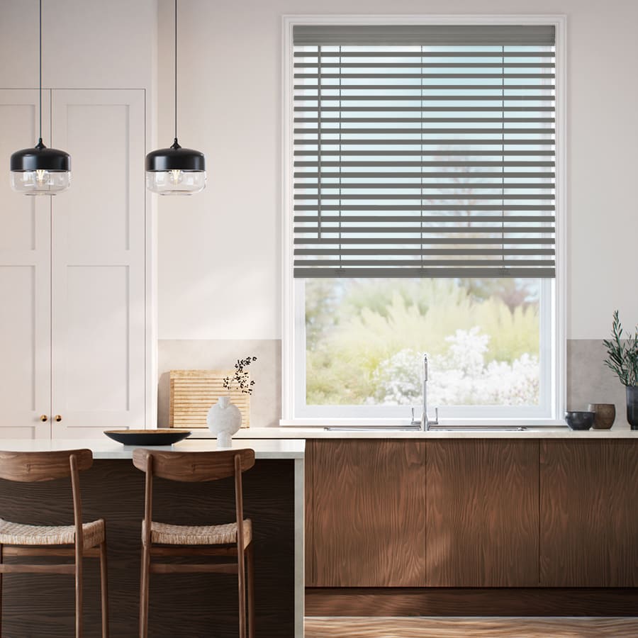 2" Designer Luxe Faux Wood Blinds 1801