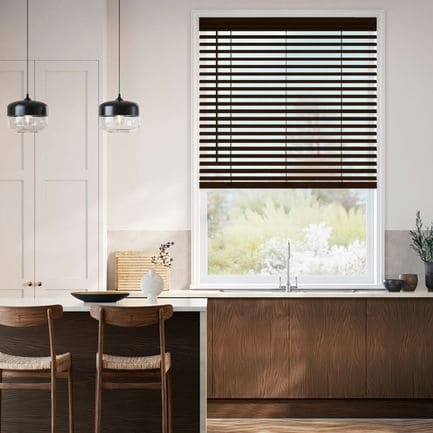 2" Designer Luxe Faux Wood Blinds