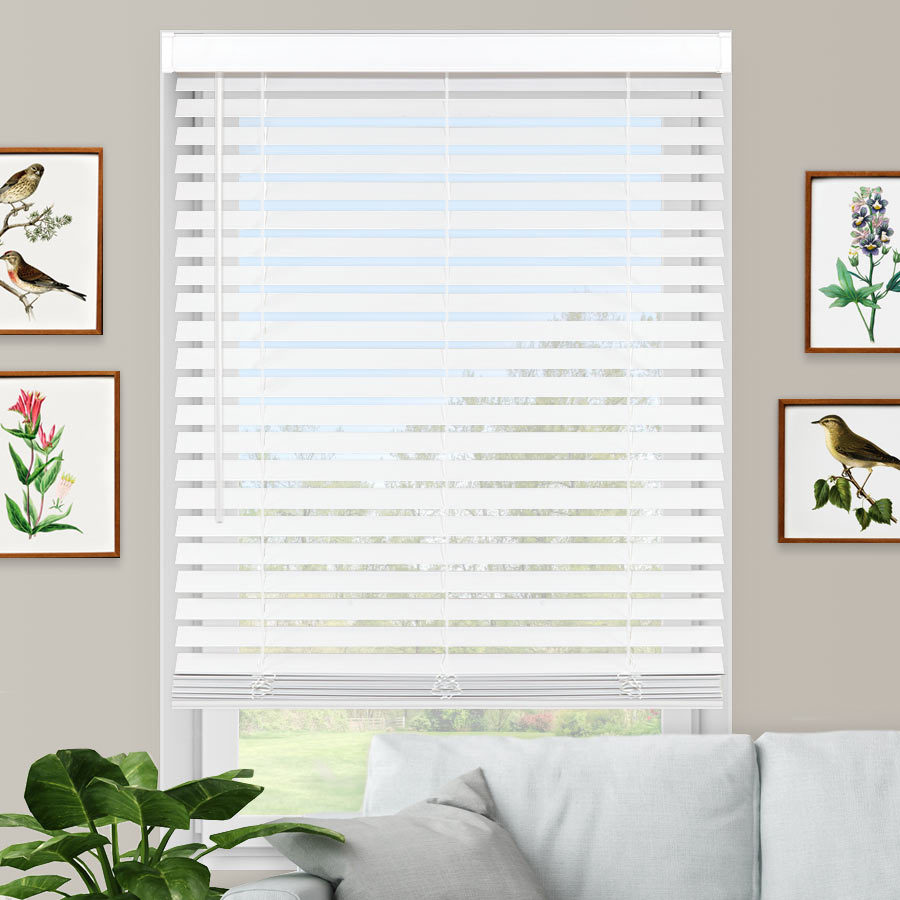2 Super Value Cordless Faux Wood Blinds Select Blinds Canada