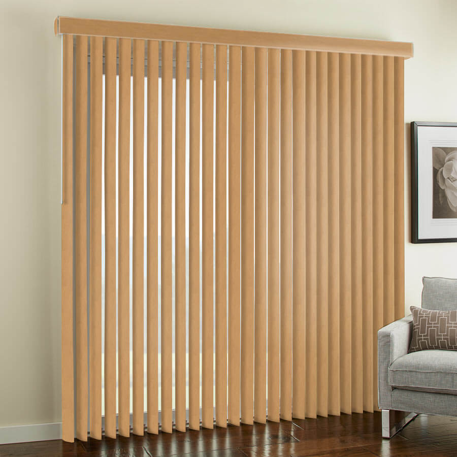3 ½" Premium Faux Wood Vertical Blinds