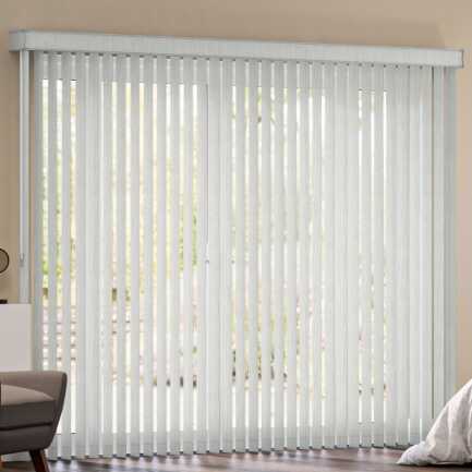 Classic Faux Wood Vertical Blinds