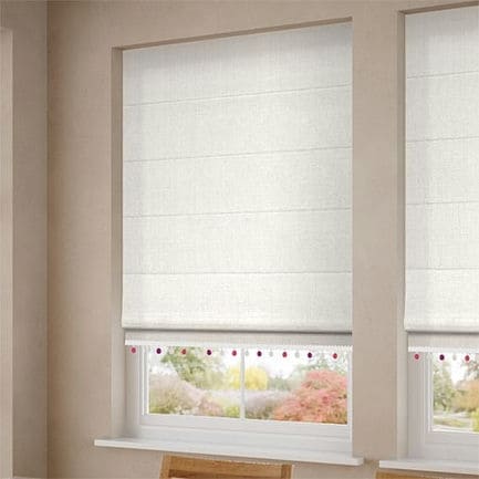 Decorative Roman Shades with Trims 1812