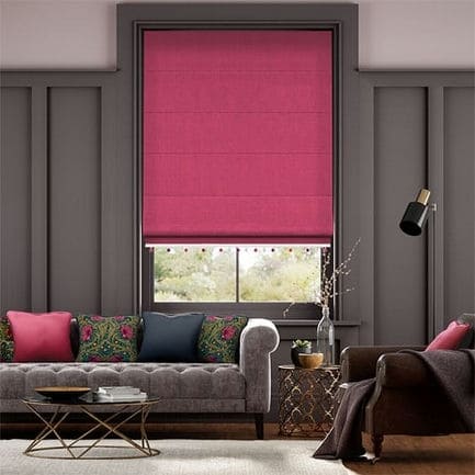 Decorative Roman Shades with Trims