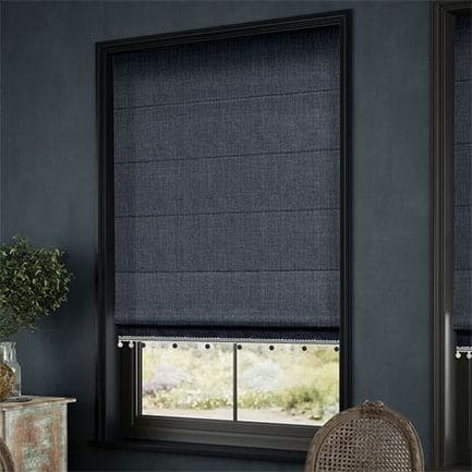 Decorative Roman Shades with Trims 1812