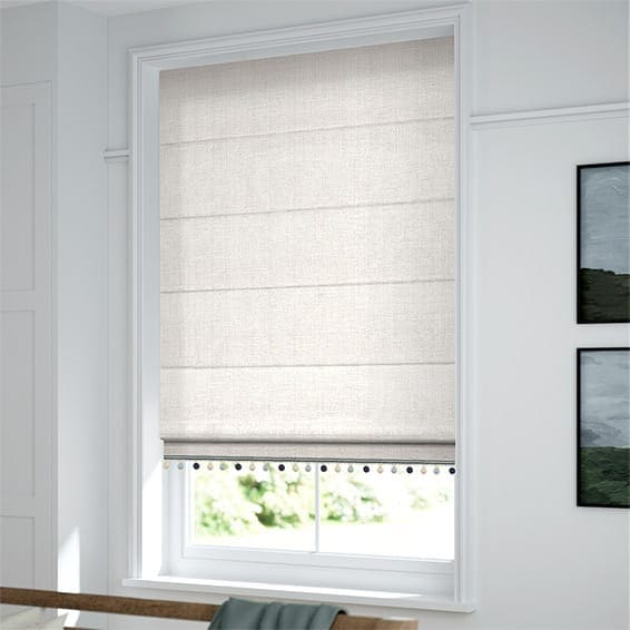 Decorative Roman Shades with Trims 1812