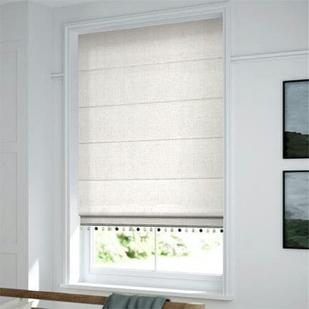 Decorative Roman Shades with Trims 1812
