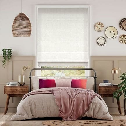 Decorative Roman Shades with Trims