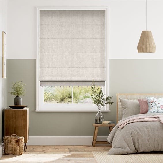 Decorative Roman Shades with Trims 1812