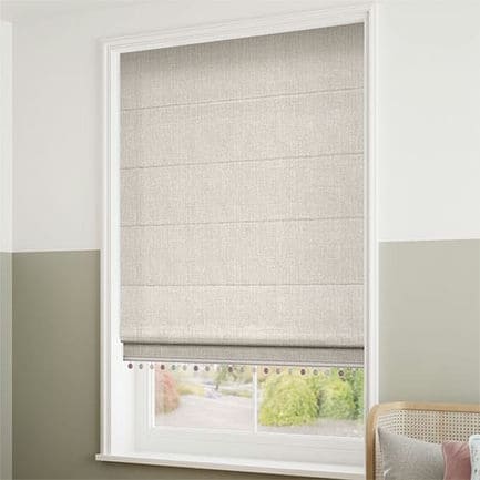 Decorative Roman Shades with Trims 1812