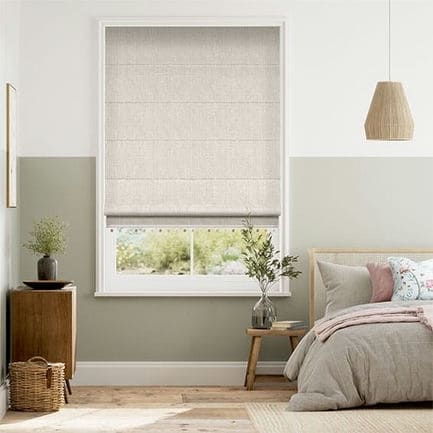 Decorative Roman Shades with Trims