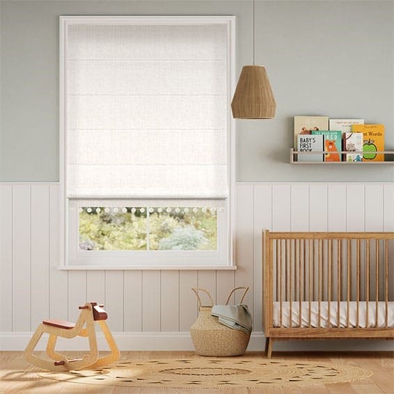 Decorative Roman Shades with Trims 1812