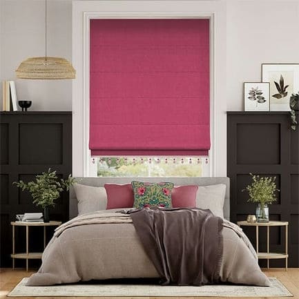 Decorative Roman Shades with Trims