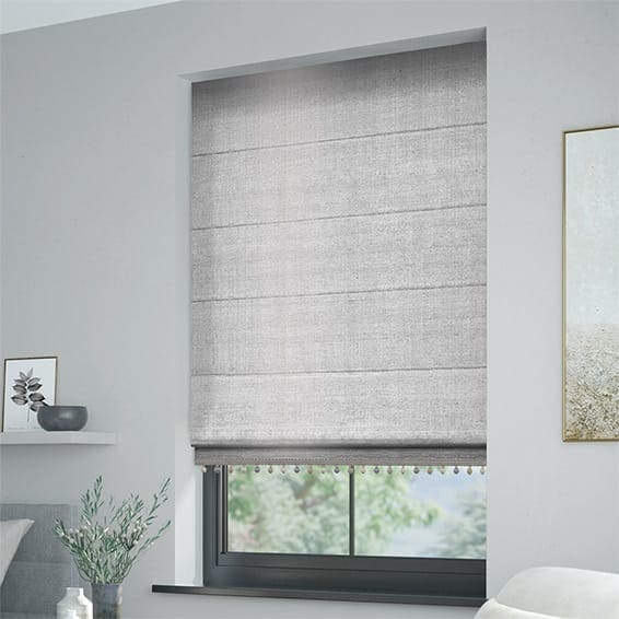 Decorative Roman Shades with Trims 1812