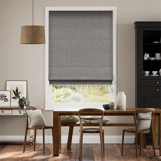 Decorative Roman Shades with Trims 1812