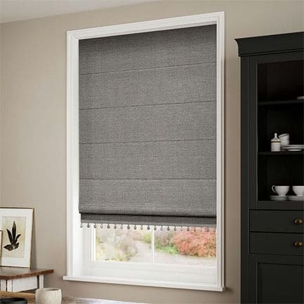 Decorative Roman Shades with Trims 1812