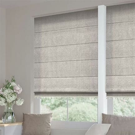 Decorative Roman Shades with Trims 1812
