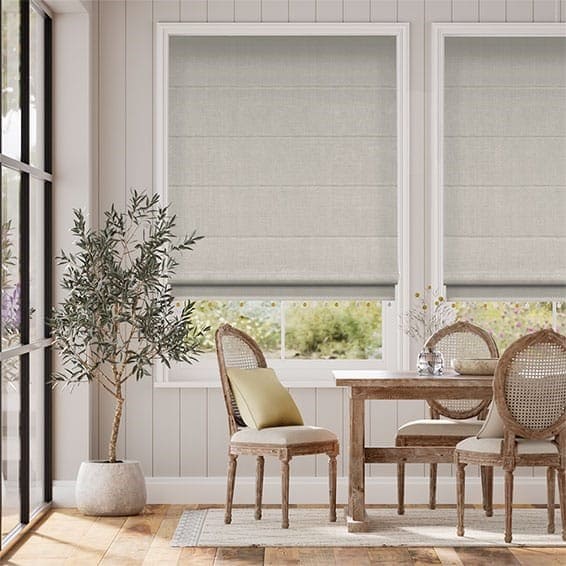 Decorative Roman Shades with Trims 1812