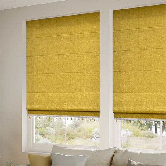 Decorative Roman Shades with Trims 1812